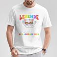 Children's Eine Legendeerlässt Das Gelände Kita Abgänger 2024 Cat T-Shirt Lustige Geschenke