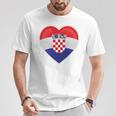 Croatia Flag Croatia Children's Croatia Hrvatska T-Shirt Lustige Geschenke