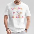 Cute Ghost Book Read More Books Teachers Halloween T-Shirt Unique Gifts