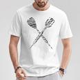 Dart Silhouette For Dart Player T-Shirt Lustige Geschenke