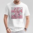 Very Demure Cute Ghost Halloween Humorous Saying Fall T-Shirt Personalized Gifts