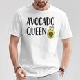 Avocado Per Donne Ragazze Regina Di Avocado Maglietta Regalos divertidos