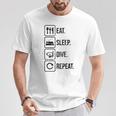 Eat Sleep Dive Repeat Diving Diver Scuba Diving T-Shirt Unique Gifts