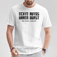 Echte Autos Haben Durst Motorschau Benzin Ps Autofan Gray T-Shirt Lustige Geschenke