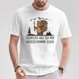 Eigentlich Will Ich Nur Kaiserschmarrn Essen T-Shirt Lustige Geschenke