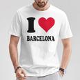 Me Encanta Barcelona Camiseta unisex Regalos divertidos