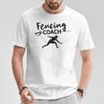 Esgrima Entrenador Esgrima Esgrima Deportiva Esgrima Camiseta unisex Regalos divertidos
