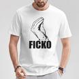 Ficko Hand Sign Fun Italian T-Shirt Lustige Geschenke