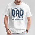 First Time Dad Est 2025 New Baby Fathers Day New Dad T-Shirt Unique Gifts