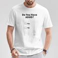 Adhd T-Shirt Lustige Geschenke