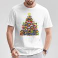 Christmas Cute Dachshund Christmas Tree Dog T-Shirt Lustige Geschenke