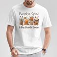 Pumpkin Spice È Il Mio Caffè Preferito Di Stagione Maglietta Regalos divertidos