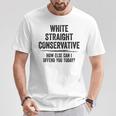 Republican White Straight Conservative T-Shirt Personalized Gifts
