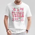 Girls 3Rd Grade Vibes Coquette Bow Back To School Teacher T-Shirt Unique Gifts