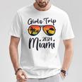 Girls Trip Miami 2024 Weekend Birthday Party Women T-Shirt Unique Gifts