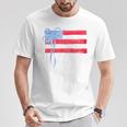 Hair Bow American Flag 4Th Of July T-Shirt Unique Gifts