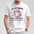 Halloween In October We Wear Pink Breast Cancer Awareness T-Shirt Unique Gifts