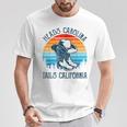 Heads Carolina Tail California Country Music Cowgirl Western T-Shirt Unique Gifts