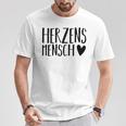 Herzensmensch Freundinnen Beste Freundinnen Beste Freundinnen T-Shirt Lustige Geschenke