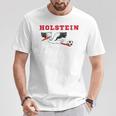 Holstein Stolle Football Kicken Fan Kiel Stadium Blue Blue T-Shirt Lustige Geschenke