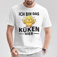 Ich Bin Das Küken Hier Kücken T-Shirt Lustige Geschenke