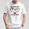 Ich Habe Fertig Rente 2024 T-Shirt Lustige Geschenke