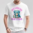 Just A Cute Girl Who Loves Anime And Ramen For Girls T-Shirt Personalized Gifts