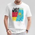 Kazakhstan Germany Flag Children Kazakh T-Shirt Lustige Geschenke