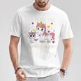 Kinder Ich Werde Große Cousin Unicorn Idea Cousin T-Shirt Lustige Geschenke