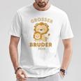 Kinder Ich Werde Großer Bruder 2025 Big Lion Brother Baby T-Shirt Lustige Geschenke