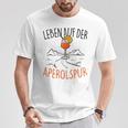 Leben Auf Der Aperolspur Official Spritz Club Aperollin' T-Shirt Lustige Geschenke