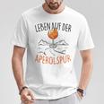 Leben Auf Der Aperolspur Official Spritz Club Aperollin' T-Shirt Lustige Geschenke