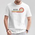 I Love Nixon Personalizado Retro Sunset Primer Nombre Camiseta unisex Regalos divertidos
