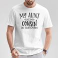 Meine Tante Hat Meinen Cousin Im Ofen Cousin Baby T-Shirt Lustige Geschenke