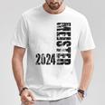 Meister 2024 Aufsteigerintage Motif Team Football Fun T-Shirt Lustige Geschenke