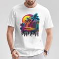 Miami Floridaibrant Colorful Miami Souvenir T-Shirt Lustige Geschenke