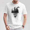 Mostro Di Loch Ness Bambini Giovani Criptozoologia Nessie Maglietta Regalos divertidos