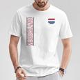 Netherlands Flag Fan Item Nederland Flag Blue T-Shirt Lustige Geschenke