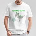 Niñosoy A Ser Hermano Mayor Dinosauro Anunciar Embarazo Hermano Camiseta unisex Regalos divertidos