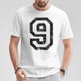 Number 9Intage T-Shirt Lustige Geschenke