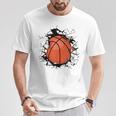 Pallacanestro Basket Basketball Maglietta Regalos divertidos
