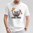 Pedro Spritz X Racoon Aperölchen Spritz Ultras T-Shirt Lustige Geschenke