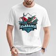 Pesca En Alabama Pesca Alabama Camiseta unisex Regalos divertidos
