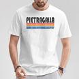 Pietragalla Italia Retro Anni '70 '80 Style Maglietta Regalos divertidos