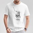 Recreacional Equitación Caballo Polo Equitación Caballo Caballo Camiseta unisex Regalos divertidos