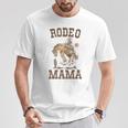 Rodeo Mama Mommy Mom Western Cowboy Birthday Family Matching T-Shirt Funny Gifts