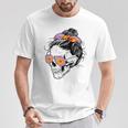 S De Calavera Calavera Manga Larga Camiseta unisex Regalos divertidos