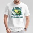 Schlavocado Avocado Pyjama Nachthemd Schlafanzug T-Shirt Lustige Geschenke