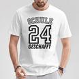 School Graduation Realschule Hauptschule 2024 T-Shirt Lustige Geschenke