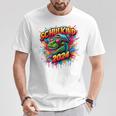 Schulkind 2024Rex Dino School T-Shirt Lustige Geschenke